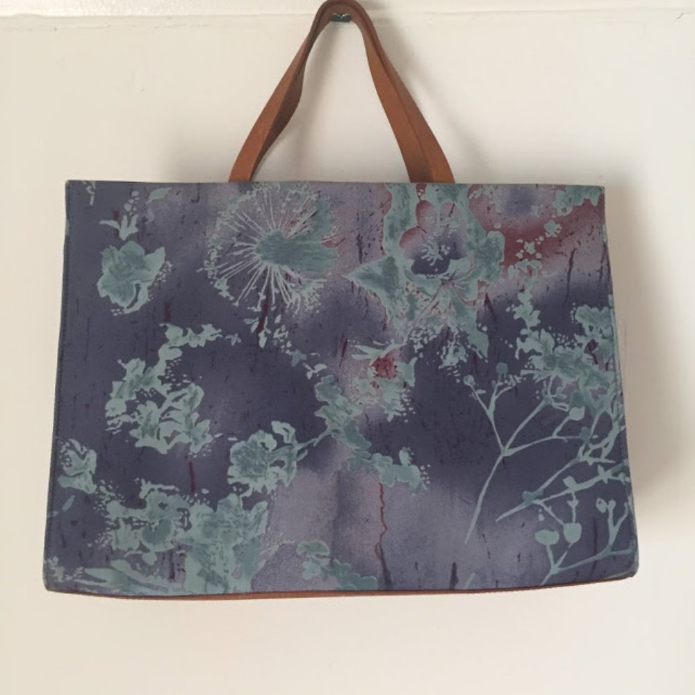 Vintage Banana Republic Silk Tote Bag